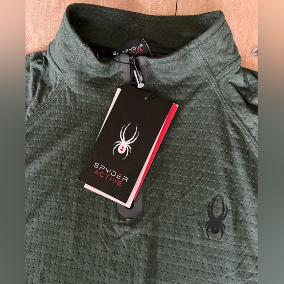 NEW Spyder 1/4 Zip Swester - Picture 2 of 5